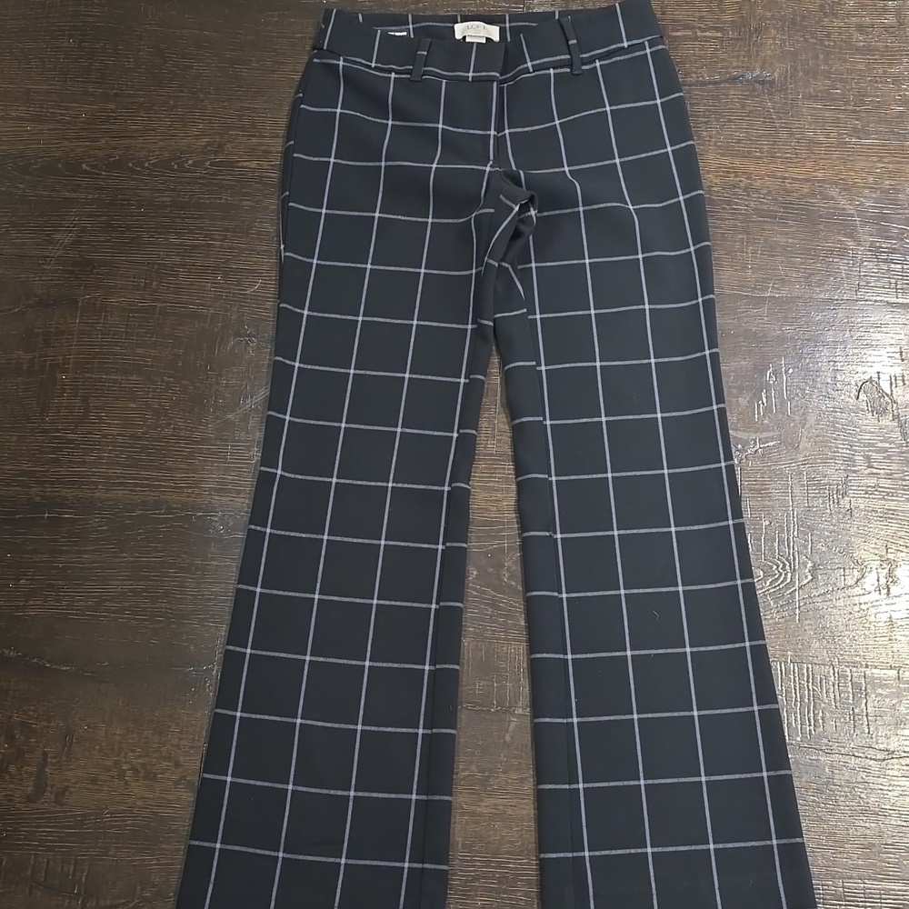 Loft Windowpane Original Dress Trouser - Picture 1 of 16